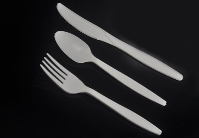 Extra Heavy Weight Cornstarch Biodegradable Cutlery Set-ABCS002